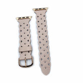 Cinturini per orologi intelligenti in pelle traforata